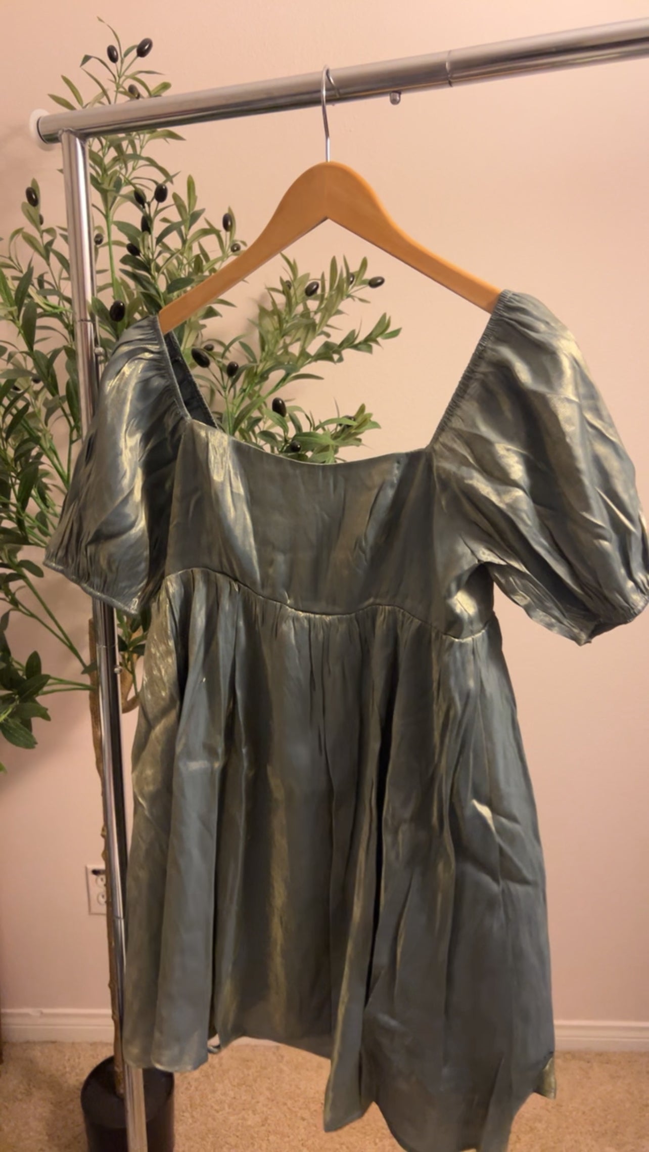 Shine On Puff Dress