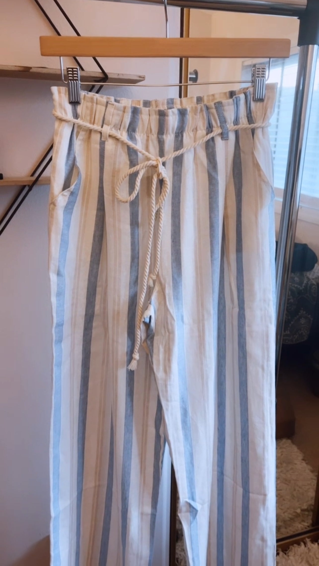 Capri Striped Pants
