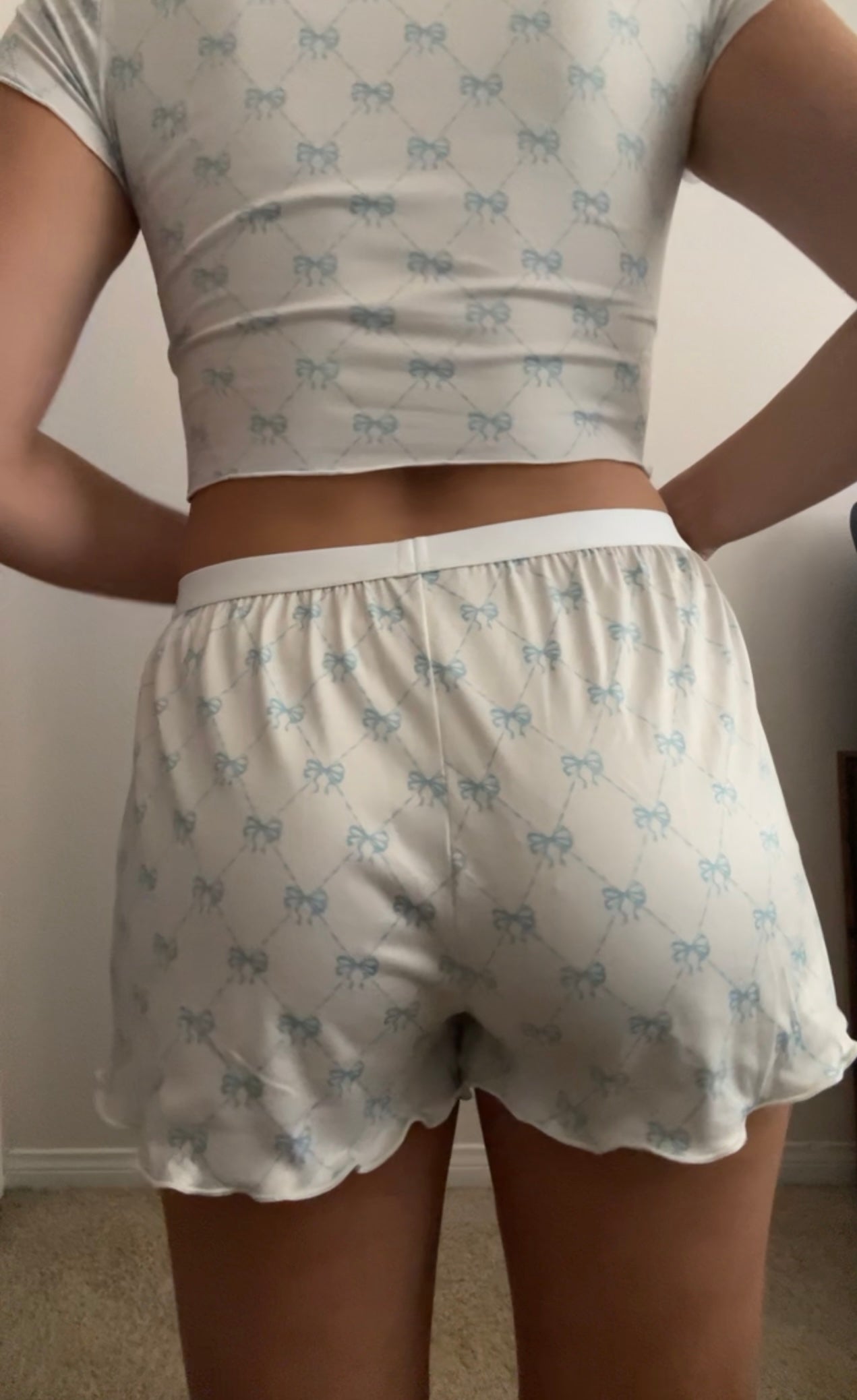 Just a Girl Bow Shorts