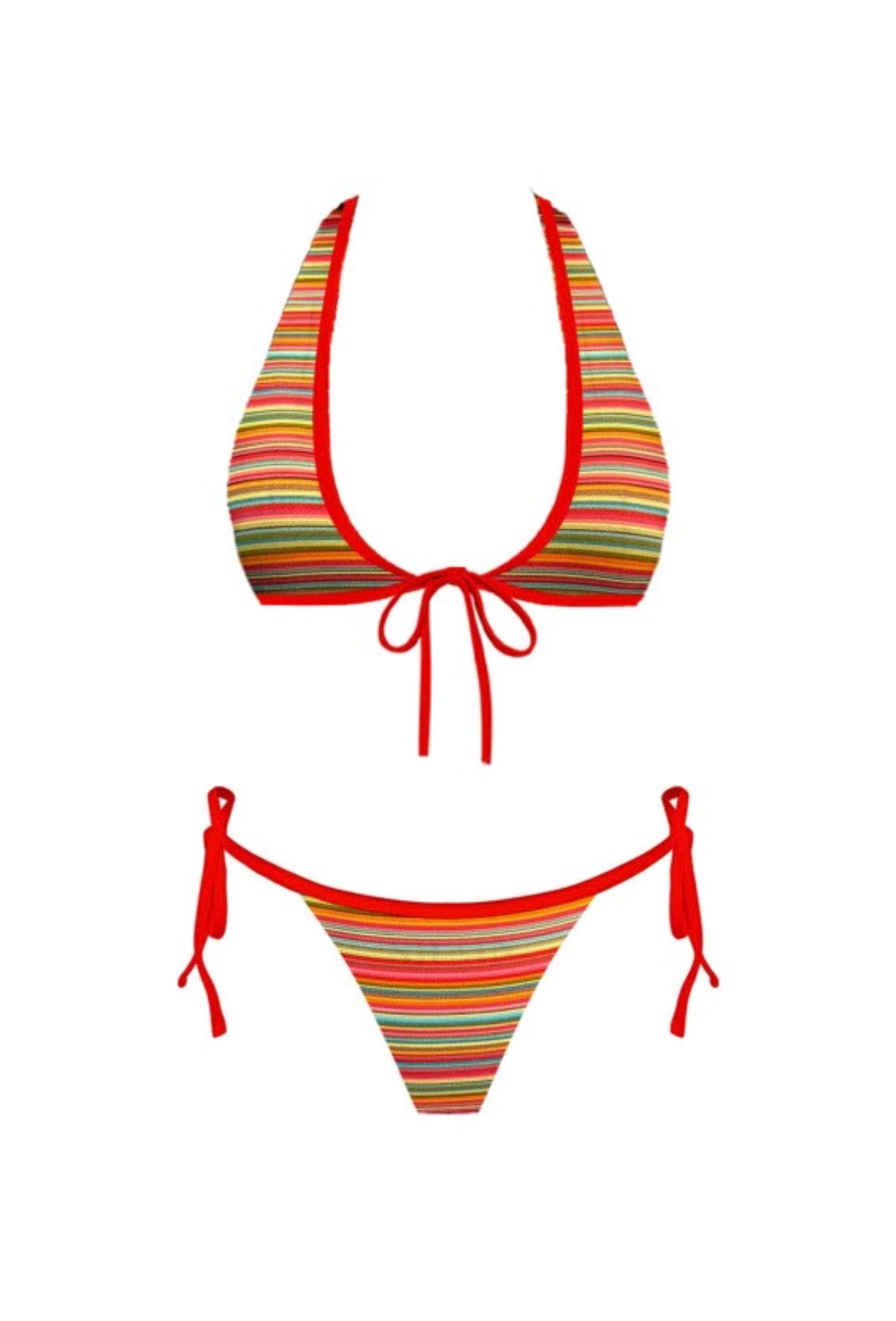 Fruit Stripe Bikini Set